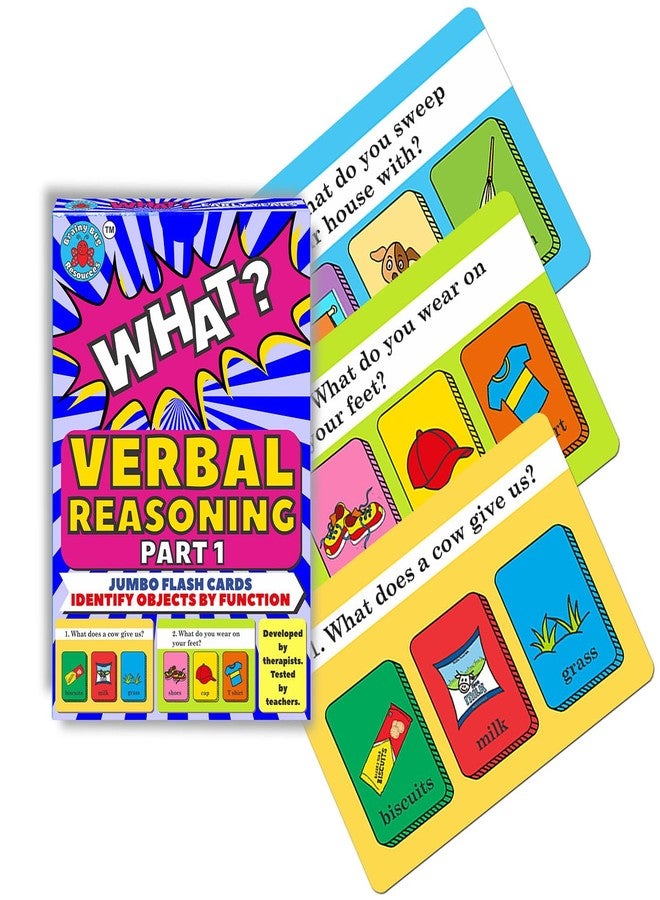 Brainy Bug Resources | 90 Flashcards to Teach 'What?' 'Where?' and 'Why?' | Build Comprehension, Vocabulary, Verbal Reasoning and Sentence Structure | English for Kids | Special Needs - Image 2